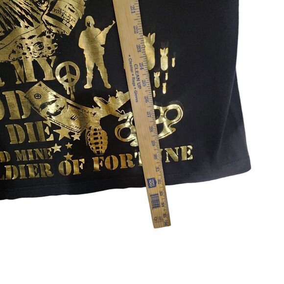 VTG XL MEN T-SHIRT GRAPHIC TEE 90S Y2K HIP HOP BLING STUDDED CONCERT RAPPER NOIZ - Picture 5 of 7